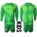 Kroatië Keeper Babykleding Thuisshirt Kinderen WK 2022 Lange Mouwen (+ korte broeken)